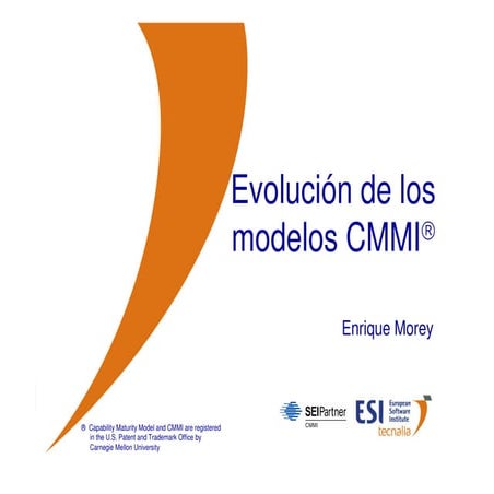 Evolucion de los modelos CMMI