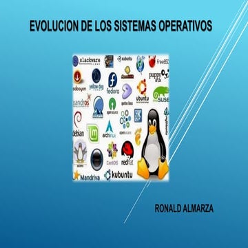 Evolucion de los sistemas operativos