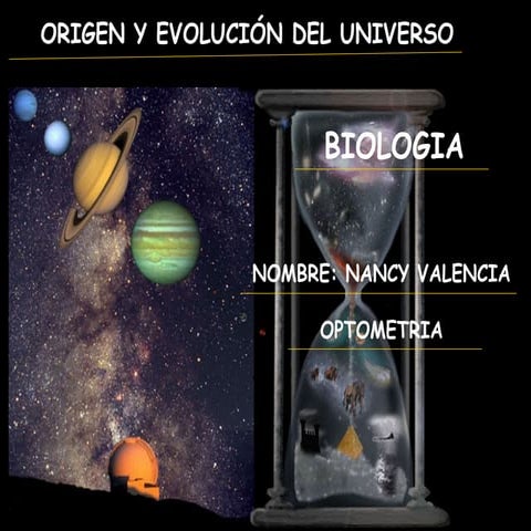 Evolucion del universo