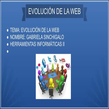 Evolucion de la web pdf