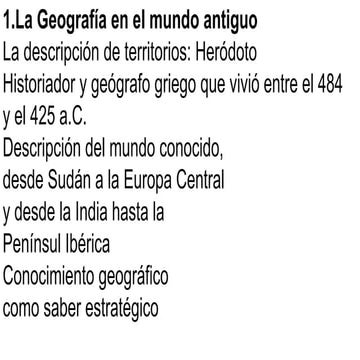 La geografía en la edad antigua | PPTX