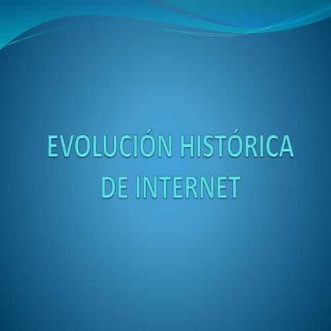 La evolucion historica de internet | PDF