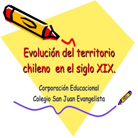 Evolucion  Territorio Chileno