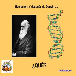 Conferencia: Y después de Darwin, ¿...