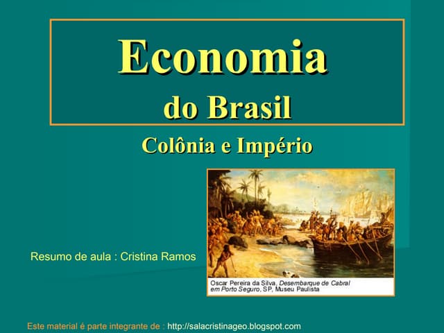 Evolucão economia brasil