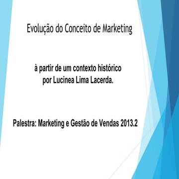 Evolução do conceito de marketing | PPS