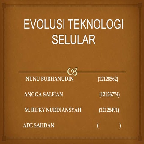 Evolusi _teknologi selular