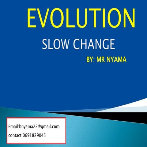 General and Human evolution. Evidence, concepts and chronology 11.pptx