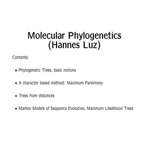 evolution and molecular phylogenetics.pdf