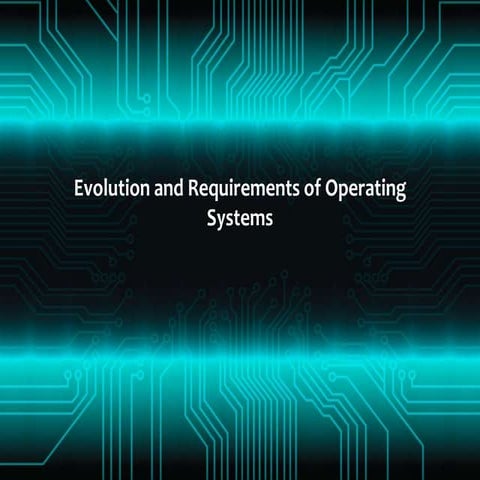 Evolution and Requirements of Operating Systems | PPT