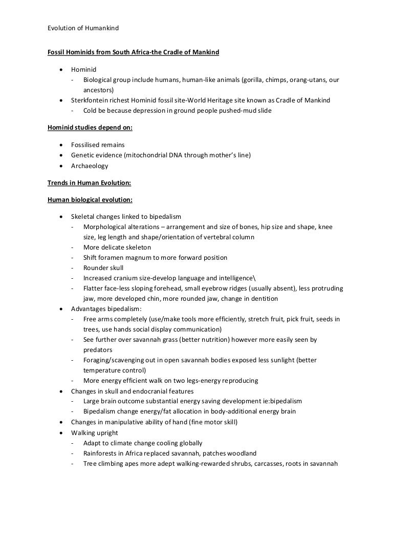 6 stages of human evolution pdf picture