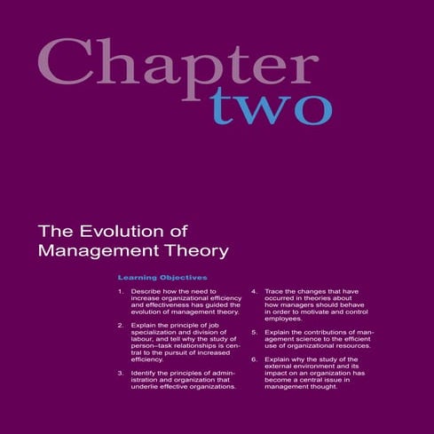 important to know the evolution of management