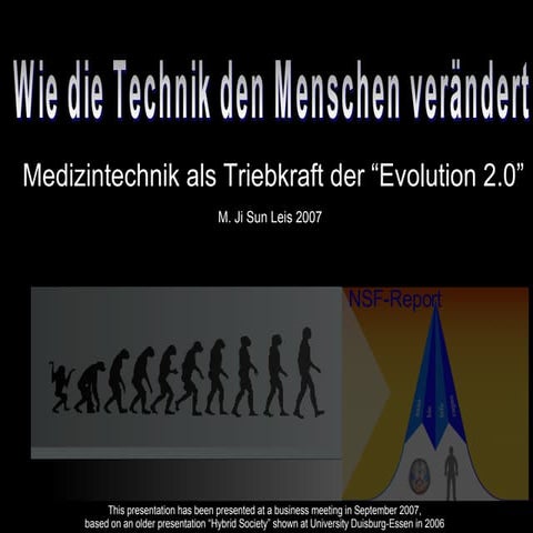 Medizintechnik als Triebkraft der “Evolution 2.0”