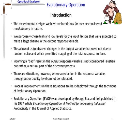 Evolutionary Operation