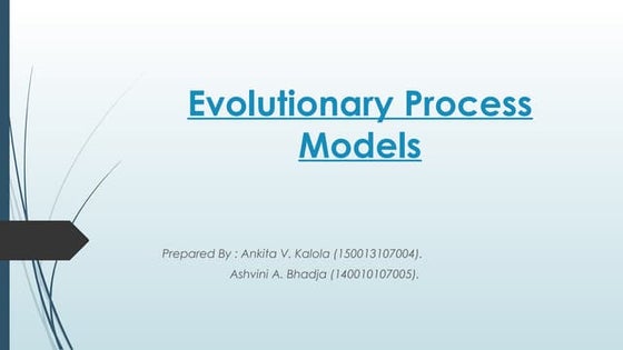 Unified process model | PPT