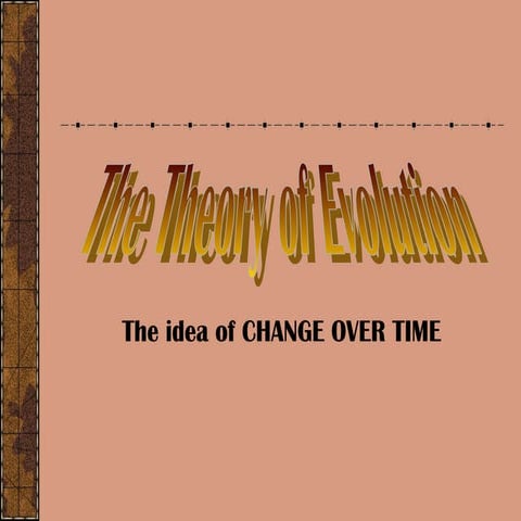 evolution_biology_the theory of evolution.ppt