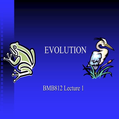 Evolution BMB812 1.ppt