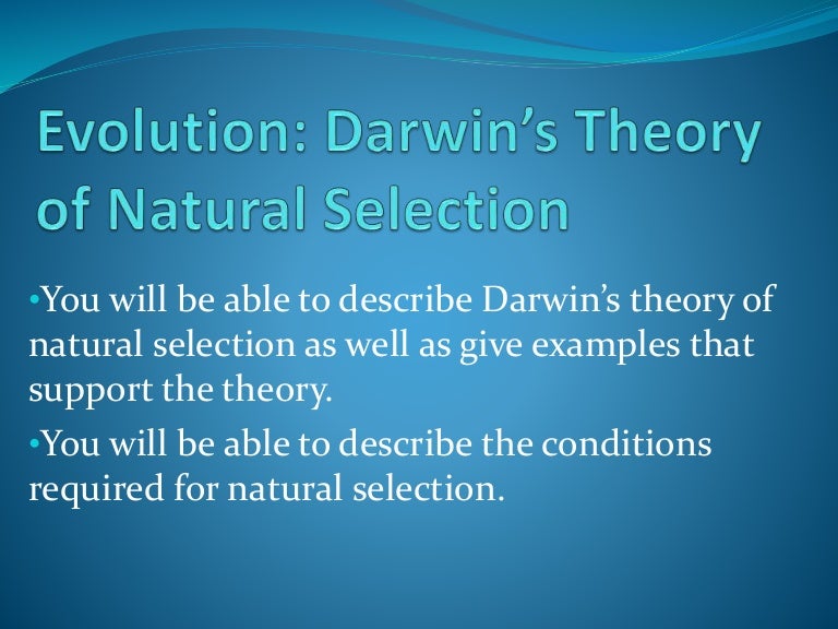 Natural selection