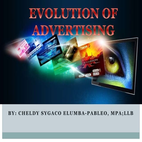 Evolution of ads