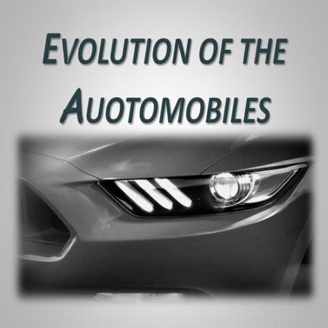 Evolution of automobiles