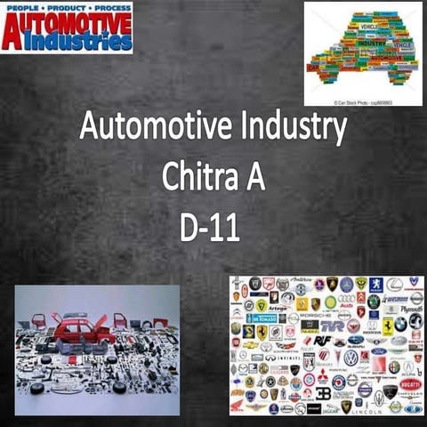  Automotive industry in india 