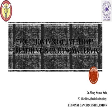 evolution of brachytherapy in carcinoma cervix.pptx