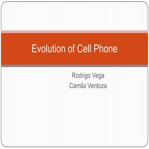 Evolution of cell phone