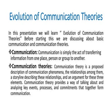 Evolution of Communication Theories.pptx