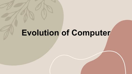 Generation of computer | PPT
