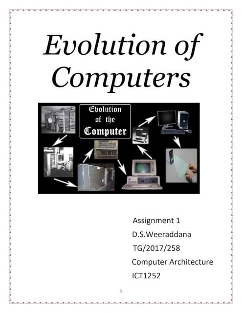 Evolution of computers