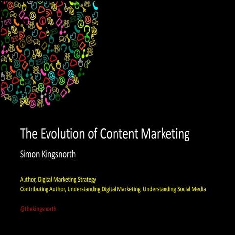Evolution of content marketing