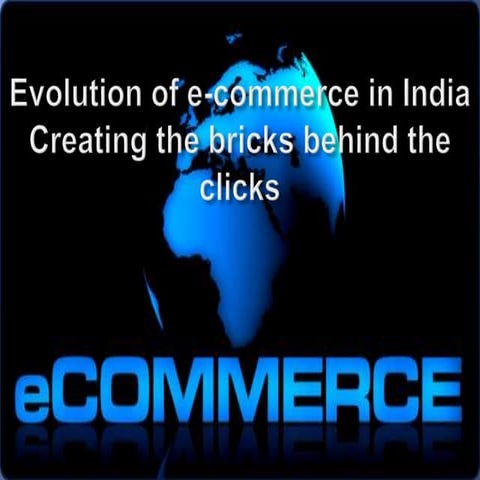 Evolution of e commerce in india
