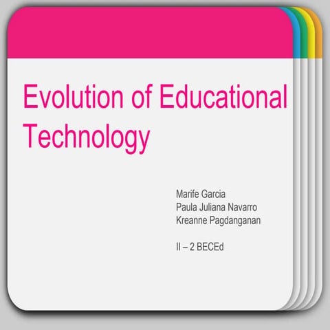 Evolution of ed tech