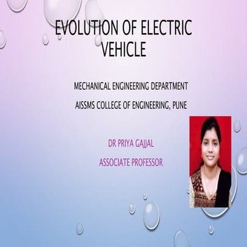 Evolution of Electric Vehicle _ PSG.pptx