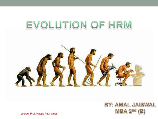 Evolution of hrm