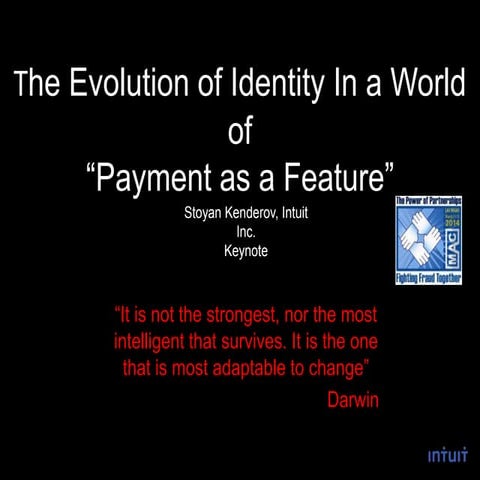 Evolution of identity   Stoyan Kenderov - MAC 2014 conference