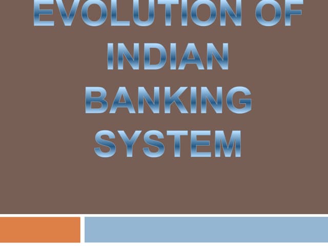 INTRODUCTION TO BANKING | PPTX