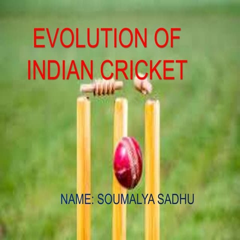 Cricket power point presentation with introduction history measurement ...
