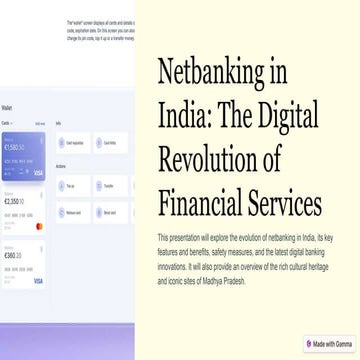 Evolution of Netbanking & Heritage of Madhya Pradesh.pptx