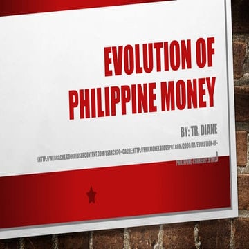 Evolution of philippine money
