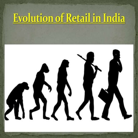 Evolution of retail in india
