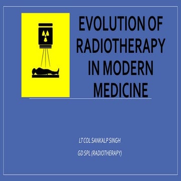 History of Radiotherapy | PPTX