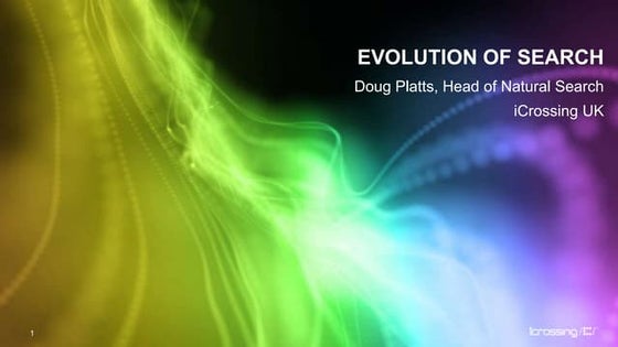 Evolution of search | Doug Platts | Cyprus 2011