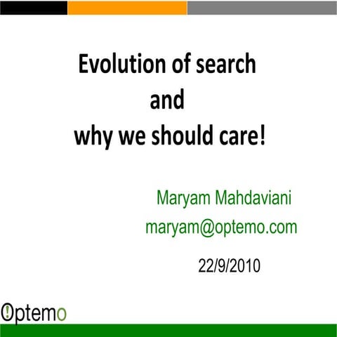 Evolution Of Search And Its Impact On Marketing