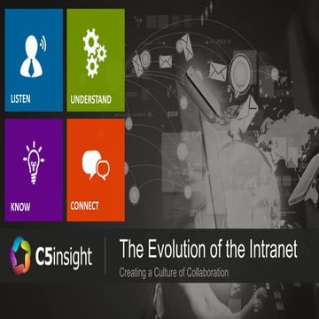 The Evolution of the Intranet: Creating a Culture of Collaboration