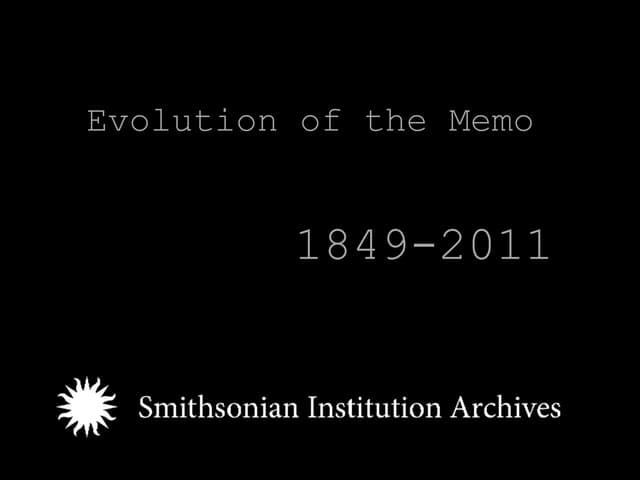 Evolution of the Memo