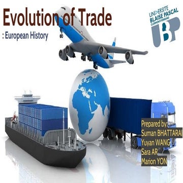 Evolution of trade 