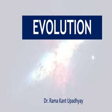 EVOLUTION Class XII Biology based on NCERT text book .pptx