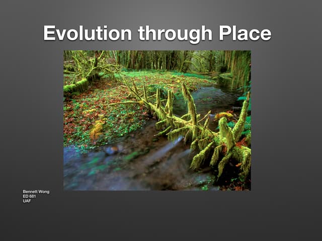 Bennett-Evolution presentation pdf