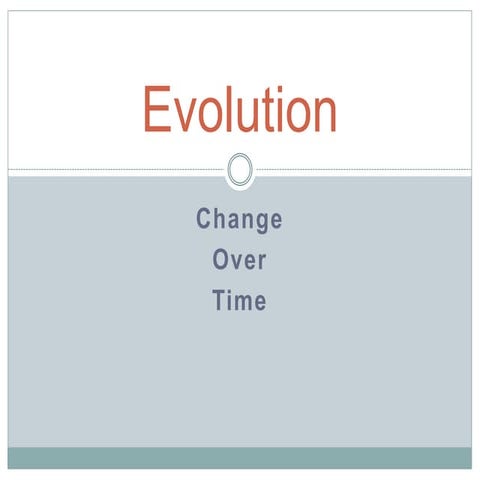 Evolution short version 2016